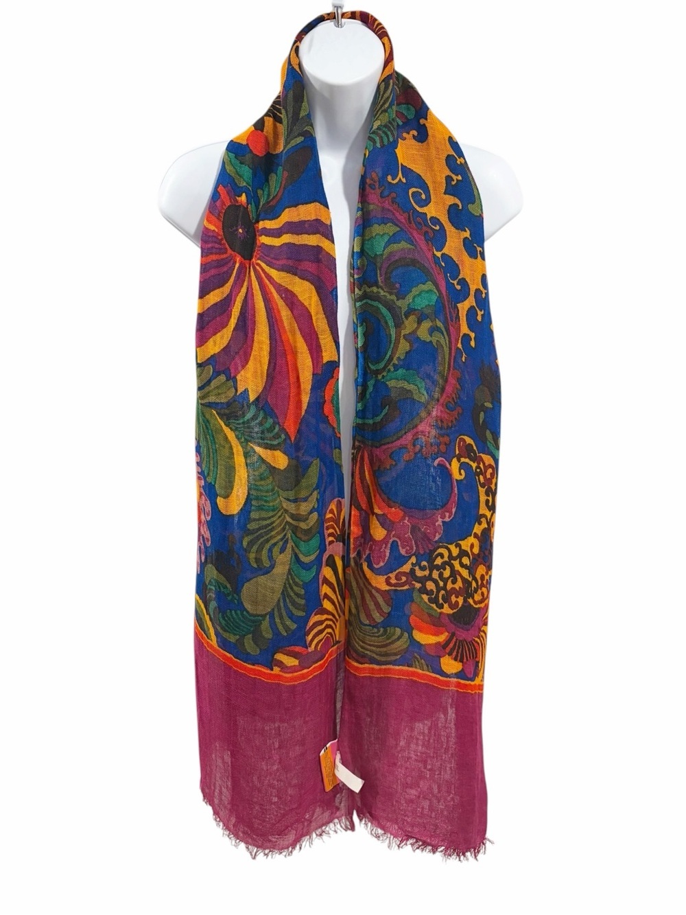 Trina Turk x Banana Republic Linen Multicolor Scarf